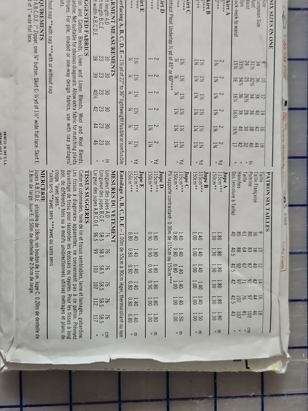 New Look Sewing Pattern - Picture 2 of 3